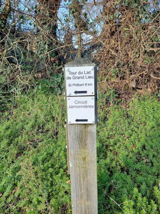 Lac Grand Lieu : Maisonnette Au Calme Avec Jardin Saint-Lumine-de-Coutais Kültér fotó